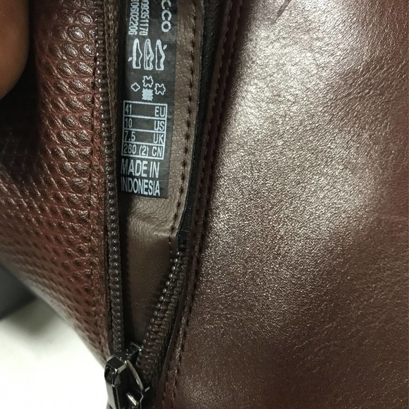 ECCO Women's Size 10 Shape M 35 Zip Ankle Boots, Brown Leather - Picture 7 of 7